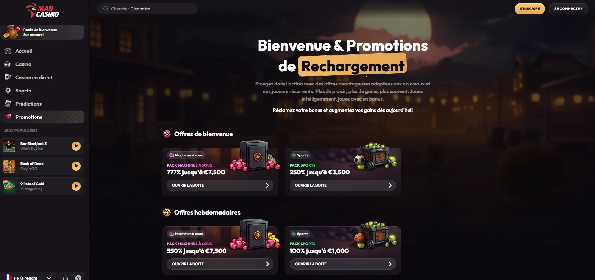 Mad Casino vue générale